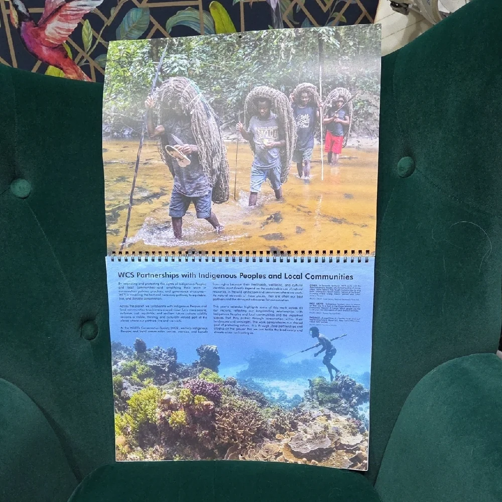 Wildlife Conservation Society 2025 Wall Calendar
